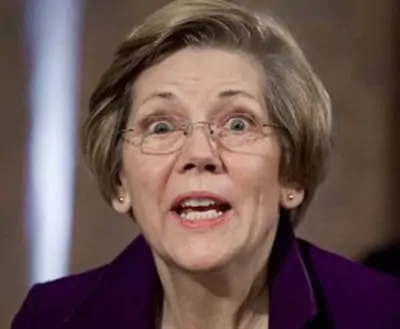 file photo of unhinged Elizabeth Warren