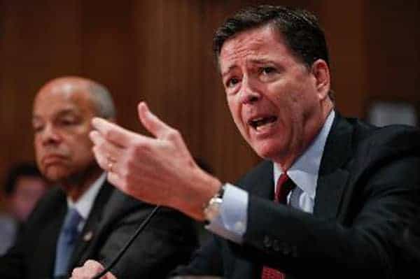 Secret Service Escorts Jim Comey to Their DC Office