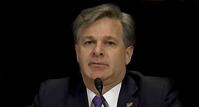 NextImg:FBI Director Wray Warns of Threats to US, Ignores Open Border