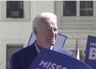 Biden tells a Missouri crowd he’s an OBiden-Bama Democrat