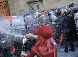 Feminists rampage in Mexico burning, throwing bombs, terrorizing for abortion