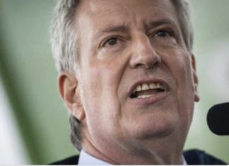 NYC Mayor de Blasio might order everyone to shelter in place while he doesn’t (video)