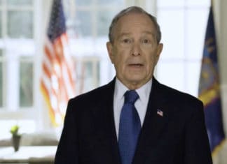 ‘President’ Bloomberg gives an address from the Oval Office in his latest ad
