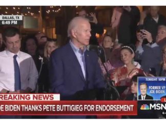 Biden shamelessly says Pete Buttigieg reminds him of his dead son