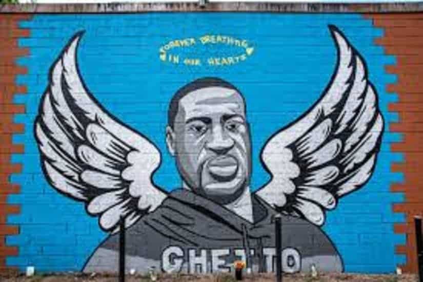Memoralizing George Floyd the Day of Laken Riley’s Funeral