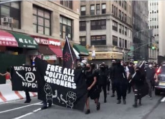 “Death to America,” Americans shouted in NYC last night