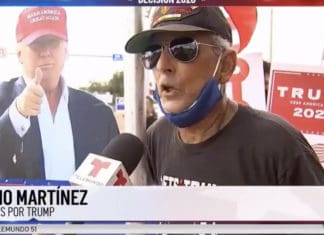 Kamala greeted in Florida: “No Communista. No Socialista” & “Apoyen La Policia”