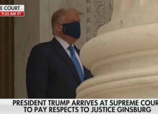 Biden supporters get ugly as President Trump pays respects to Justice Ginsburg