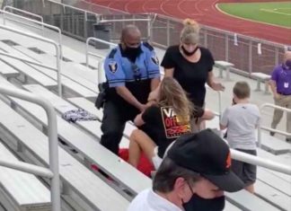 High school gets threats after arresting woman for no mask & no one around