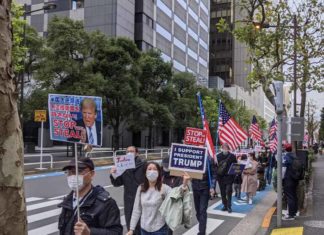 Trump draws larger rallies in Japan than Biden does in the USA