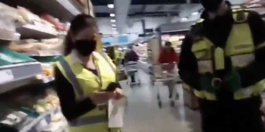 UK supermarket makes disabled people wear yellow stickers if exempt from mask-wearing