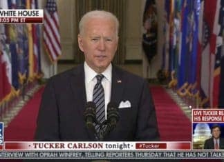 Biden spent much of his 20-minute speech Thursday making false claims