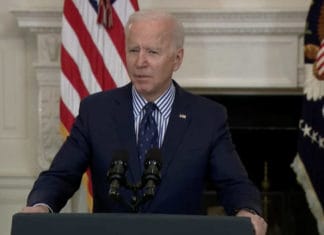 Biden babbles a lot of meaningless propaganda for 10 minutes