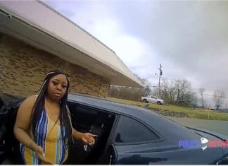 Watch as officer and suspect shoot it out with one fatality
