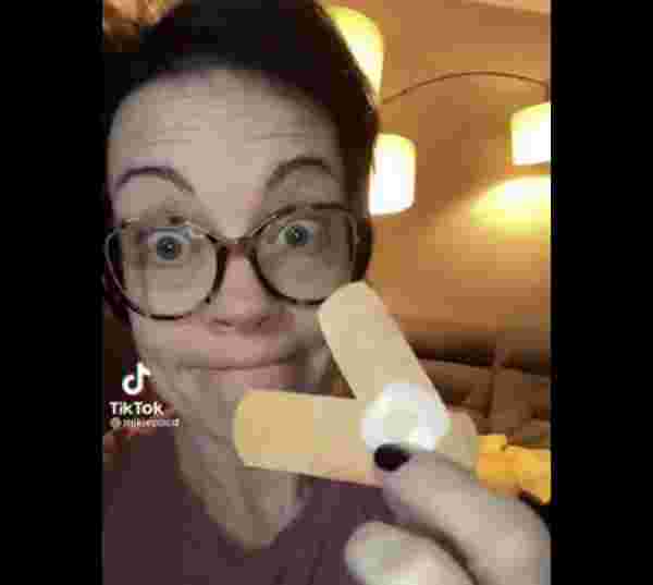 Crazy-eyed, woke teacher finds out band-aids are racist