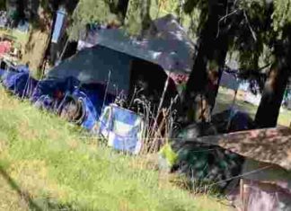 Take a tour of dangerous, filthy encampment at this Seattle school