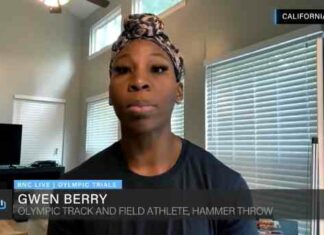 Gwen Berry explains stupidly why she hates the national anthem