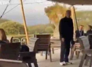 Joe wanders aimlessly at G7 but Jill runs to get him