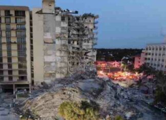 Watch the horrifying moment a 12-story condo collapsed in Miami Beach
