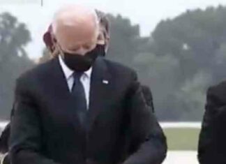 Watch ‘Doolally’ Biden during ceremony for service members killed in Kabul