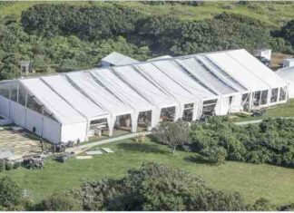 Check out Obama’s enormously large scaled down party