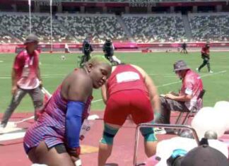 ‘Oppressed’ Olympic athlete twerked for the cameras after losing the Gold