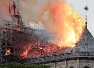 Tragic End of Notre Dame Cathedral as a Woke Communist Theme Park