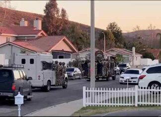 Armored Vehicles, Agents with Guns Trained on J6ers Who “Paraded”