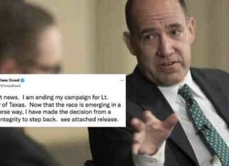 Racist White Dem Drops Out of TX Lt Gov Race So a Black Man Can Win