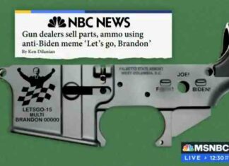 Breaking MSNBC News! Rifle Has a ‘Let’s Go Brandon’ Sticker on It