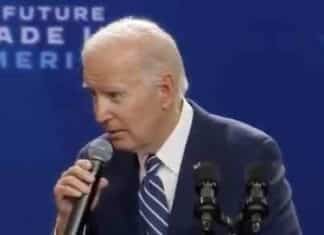 Joe in Syracuse Says He Saved Us from an Economy in “Ruins”