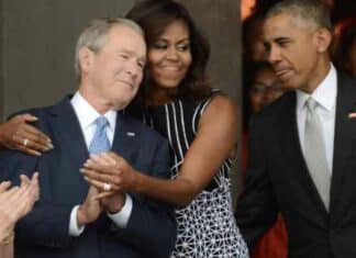 George Bush Is Working with Barack Obama on “Democracy”