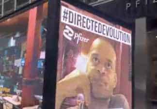 Savage! Project Veritas Parks an LED Truck Outside NYC Pfizer