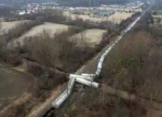 Massive Train Derailment Outside Detroit