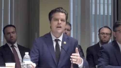 NextImg:Matt Gaetz Blasts Alvin Bragg, and Soros-ization at House Field Hearing