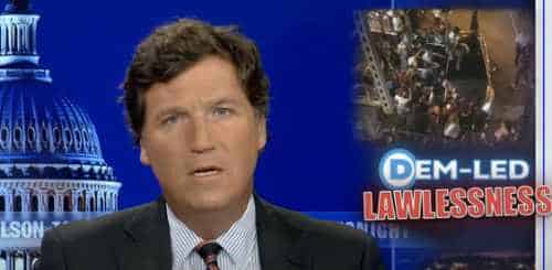 NextImg:Tucker Monologue on Democrats Stoking Racial Hatred