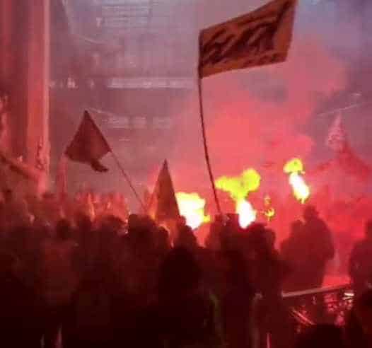NextImg:As Macron Meets with Xi Jinping, France Burns