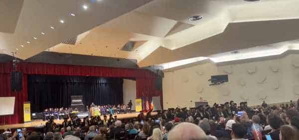 Grads Turn Their Backs on Mayor Adams As He Gives Commencement Speech