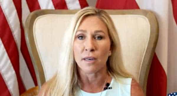 NextImg:Marjorie Taylor Greene Reports on Biden Whistleblowers