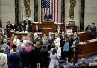 Congress Vote to Censure Schiff As Dems Surround Him Chanting