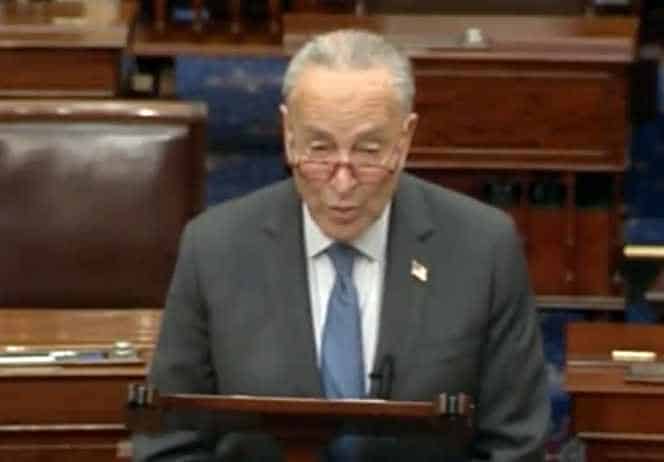 NextImg:Chuck Schumer Exploits Canada's Brush Fires to Stir Hysteria