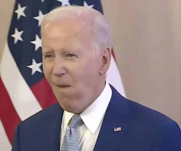NextImg:Everyone's In On the Joke as Sleepy Joe Bumbles Along