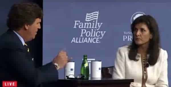 NextImg:Nikki Haley Sounded Dishonest Without Any Help from Tucker
