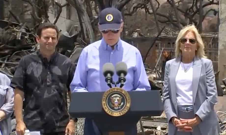 NextImg:Biden Went to Maui, Talked About Himself and Invented a Story