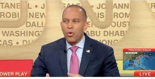 NextImg:Hakeem Jeffries Claims Impeaching Biden Would Be "Illegitimate"