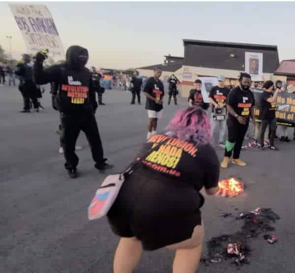 Communist Revolutionaries Burn US Flags Outside Aldean Concert - Vimarsana News