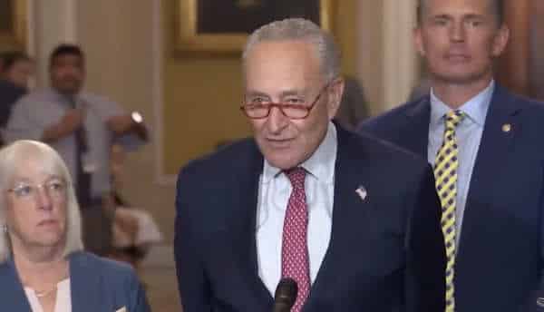 NextImg:After Pushing Trump Impeachment, Schumer Says Impeaching Biden Is a "Witch Hunt"