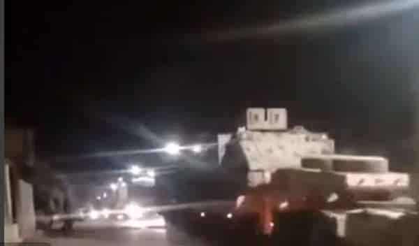 NextImg:Armored Vehicles Heading for Gaza as a War of Good and Evil Begins