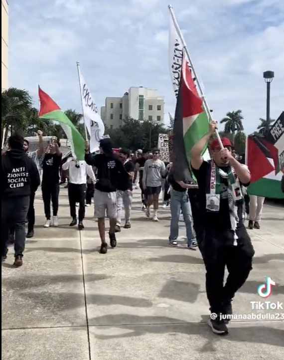 NextImg:Florida's Pro-Hamas, Pro-Taliban Marchers Are Backed by Marxists