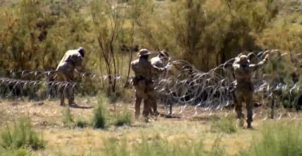 NextImg:Administration's Temporarily Blocked from Removing Razor Wire Border in Texas